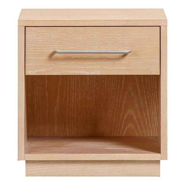 Marlow Natural Wood Nightstand For Sale - Image 10 of 10
