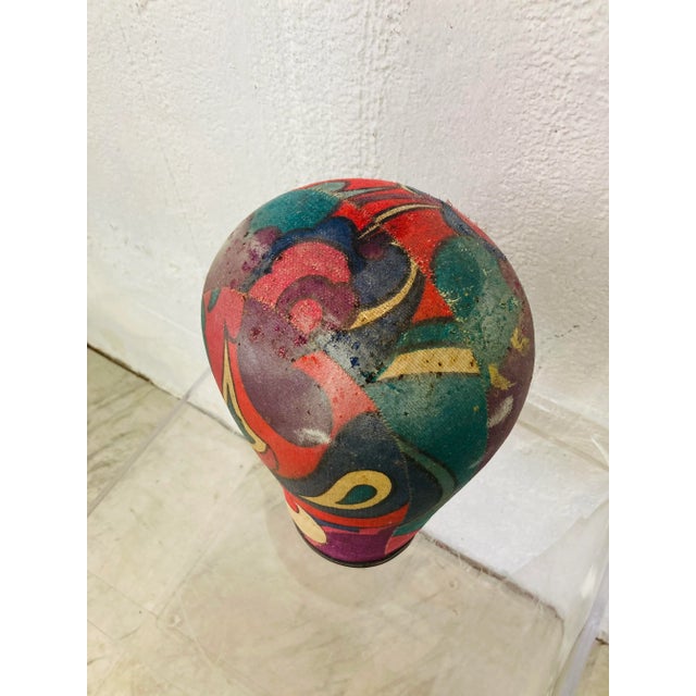 Pucci Style Vintage Hat Form For Sale - Image 4 of 8