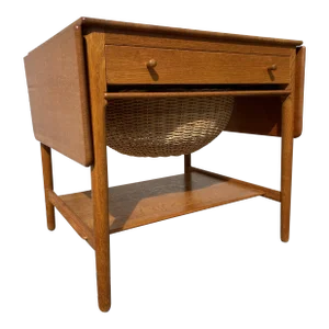1950s Hans J Wegner for Andreas Tuch Sewing Table At-33