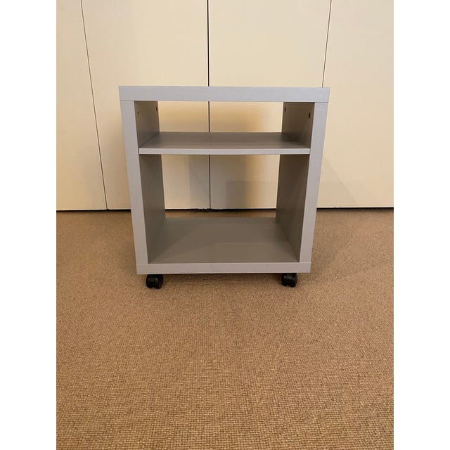 1980s Cube Storage Cabinet Or Nightstand Chairish