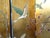 84" Tall Vintage Eight Panel Oriental Asian Gold Folding Screen Room Divider W Birds For Sale - Image 10 of 13