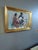 Mid 20th Century Mid-Century Modern 'The Craft of Two' Vintage Original Figurative Oil Painting, Framed For Sale - Image 5 of 12