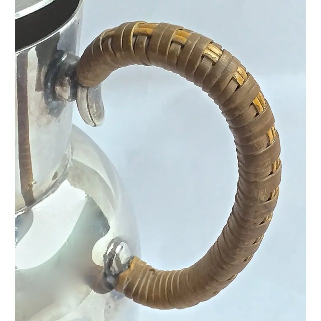 Silver Vintage Mid-Century Modern Wmf German Silverplated Pitcher For Sale - Image 8 of 9