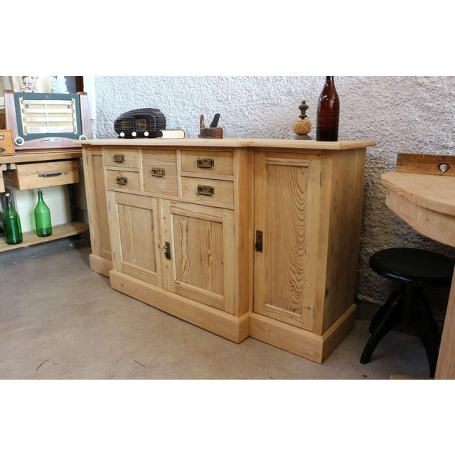 Country-Style Chest of Drawers in Wood, 1980s, in Very Good conditions. Designed 1980 to 1989