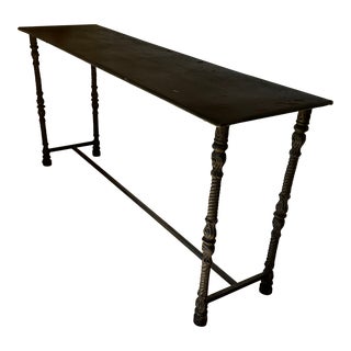 Iron Console Table For Sale