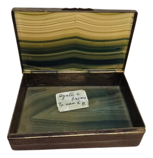 Agate Box with Gilt Bronze Mounts, 1870s