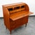 Mid-Century Modern Mid Century Danish Modern Desk Rolltop Secretary Teak Wood Denmark Vintage Legs For Sale - Image 3 of 10