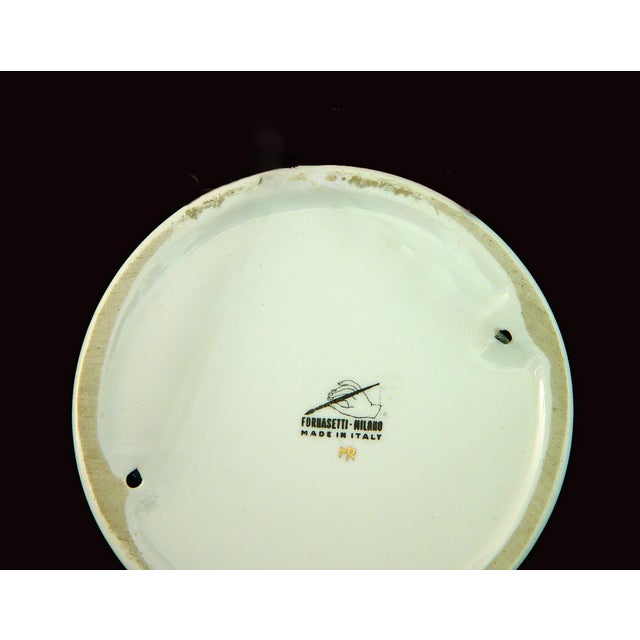 Golden Radiance: Piero Fornasetti "Solo" Sunburst Trinket Dish 1960s A striking piece of mid-century inspired design, this...