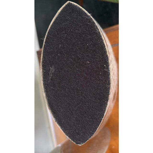 Late 20th Century Hammered Silver Finish Sculptural Metal Vases — Mid-Century Modern Style (Set of 2) For Sale - Image 9 of 10