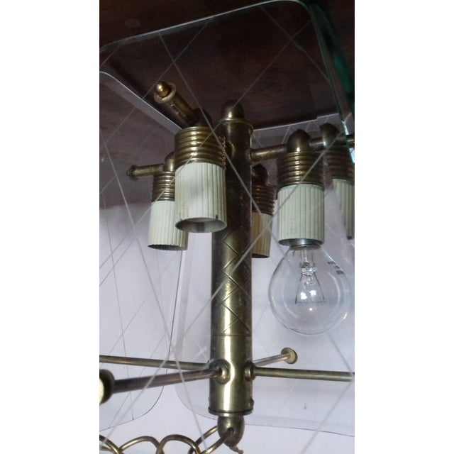 1950s Murano Glass Chandelier attributed to Pietro Chiesa for Fontana Arte, Italy, 1950s For Sale - Image 5 of 12