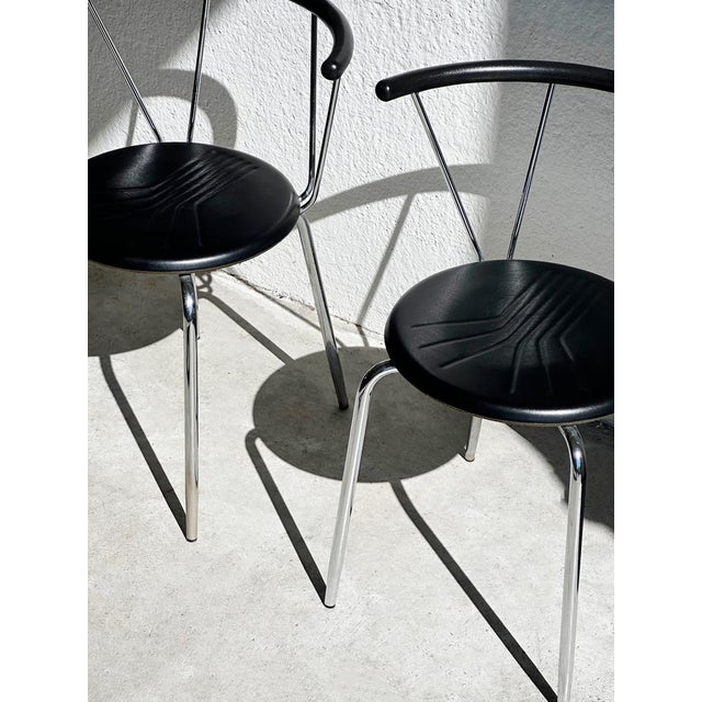 Dining Chairs from Segis, 1980s, Set of 4 For Sale - Image 5 of 8