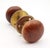 Antique Wooden Brass Bardsley Passage Door Knob Set For Sale - Image 4 of 7