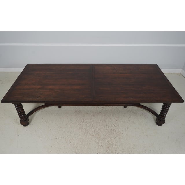 Age: Approx: 20 Years Old Details: Factory Distressed Nice Spiral Twist Legs High Quality Construction Large Impressive...