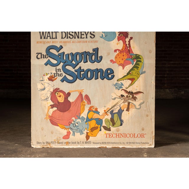 1973 Sword in the Stone, Tom Sawyer Original Posterboard For Sale In Chicago - Image 6 of 9