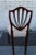 19th Century English Hepplewhite Mahogany Side Accent Chair with New Upholstery For Sale - Image 4 of 6