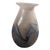 1980s Art Glass Studio Pulled Feather Iridescent Vase For Sale