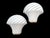 Metal Mushroom-Shaped Murano Glass Wall Lamps from Manifattura Di Murano, 1970s, Set of 2 For Sale - Image 7 of 14