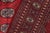 Red Tribal Bokhara Red/Blue Hand Knotted Wool Rug For Sale - Image 8 of 8