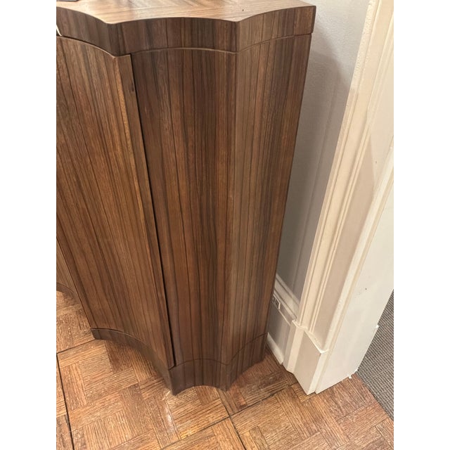 Brown Revelation Grand Flute 4 Door Cabinet For Sale - Image 8 of 10