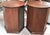 Mid Century Octagonal Walnut End Tables, Floor Speakers For Sale - Image 4 of 11