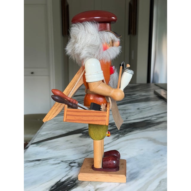 1980’s Christian Holzkunst Ulbricht Nutcracker - Toymaker / Carpenter Motif For Sale - Image 14 of 18