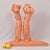 The Art Déco Sculpture proposed here is in Terracotta. Earthenware sculpture. 1920s/30s. The Beautiful Two Young Women...