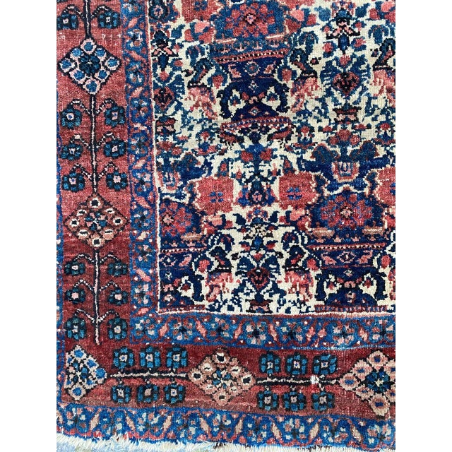 Vintage Floral Fine Abadeh Rug, 1920s For Sale - Image 4 of 18