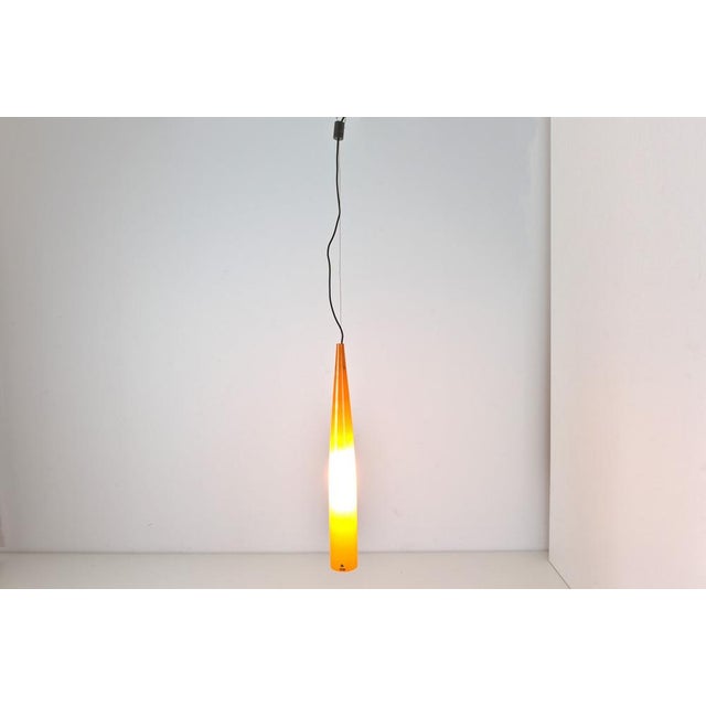 Mid-Century Modern Large Pendant Lamp by Alessandro Pianon for Vistosi, 1960s For Sale - Image 3 of 10