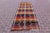 1960s Tribal Orange Striped Wool Handmade Kilim Rug For Sale - Image 13 of 13