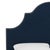 Twin Headboard in Velvet Ink For Sale - Image 4 of 6