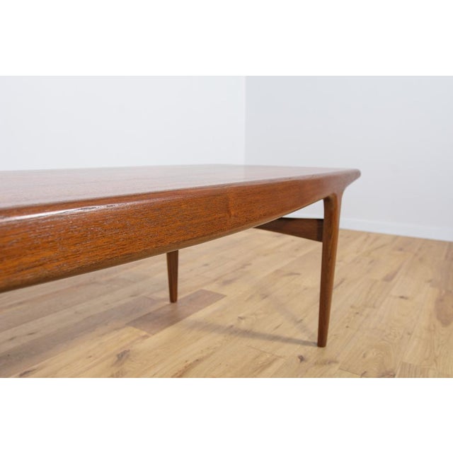 Mid-Century Teak Coffee Table by Johannes Andersen for CFC Silkeborg, Denmark, 1960s For Sale - Image 13 of 18