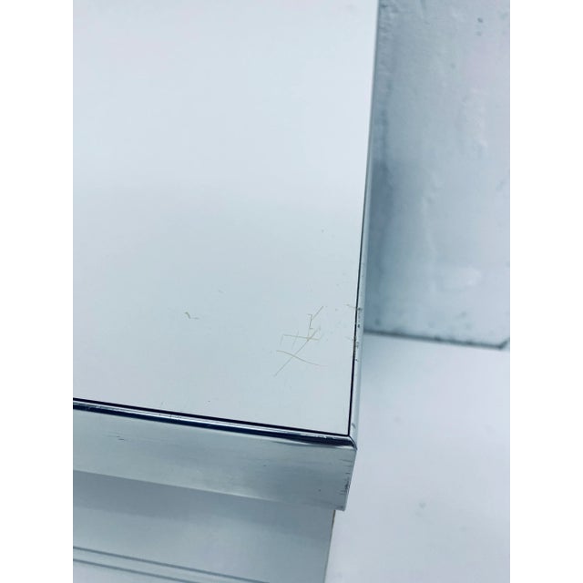 Wood Pierre Cardin White and Chrome Nightstands or Dressers for Dillingham - a Pair For Sale - Image 7 of 13