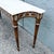Mid 20th Century Vintage Marble Top French Provincial Console Table For Sale - Image 5 of 8