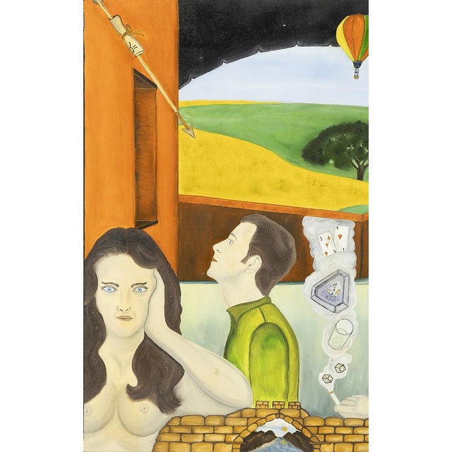 Contemporary Santos, Nude Saints, 2000, Oil Painting on Canvas For Sale - Image 3 of 8