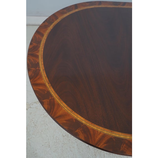 Henkel Harris Model 2235 Mahogany Dining Room Table For Sale - Image 15 of 18