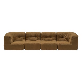 Kimba Modular Four-Seater Sofa by Michel Ducaroy for Ligne Roset, 1970s, Set of 4 For Sale