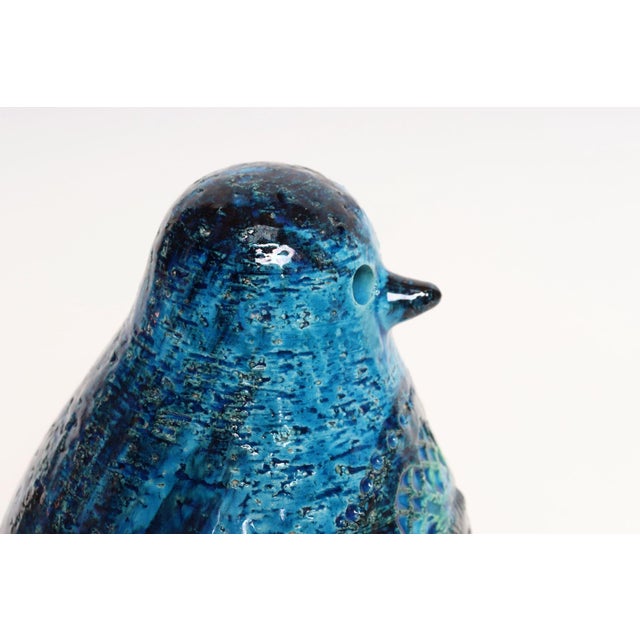 Large Vintage Italian Rimini Blu Ceramic Penguin by Aldo Londi for Bitossi For Sale - Image 10 of 16