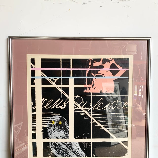 Pink Framed Signed Print Photo Copy Phase I, by Denis Masi 43/100 For Sale - Image 8 of 11