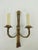 Metal Vintage French Brass Wall Lights with Candles, Set of 2 For Sale - Image 7 of 10