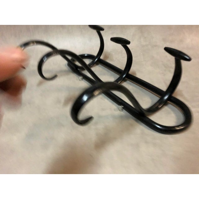 Thonet Antique Model S3 Black Bentwood Coat Rack by Thonet For Sale - Image 4 of 9