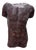 Italian Red Marble Nude Male Torso Sculpture, Italy For Sale