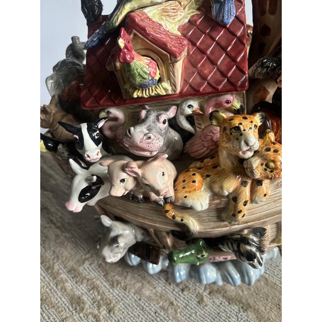 Fitz & Floyd Ceramic Noah's Ark For Sale - Image 10 of 18