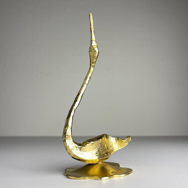 Vintage Metal Sculpture Bird by Salvino Marsura, Italy, 1970s For Sale - Image 4 of 11