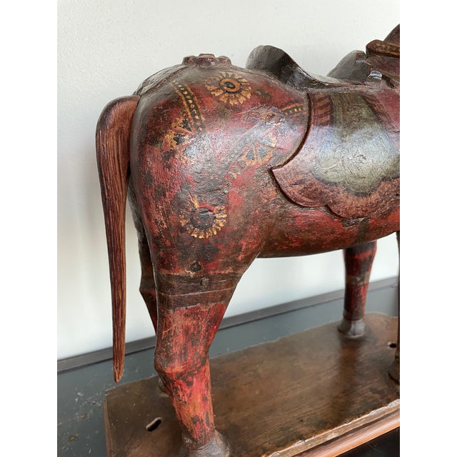 Pair of Early 20th Century Wood Horses For Sale - Image 11 of 13