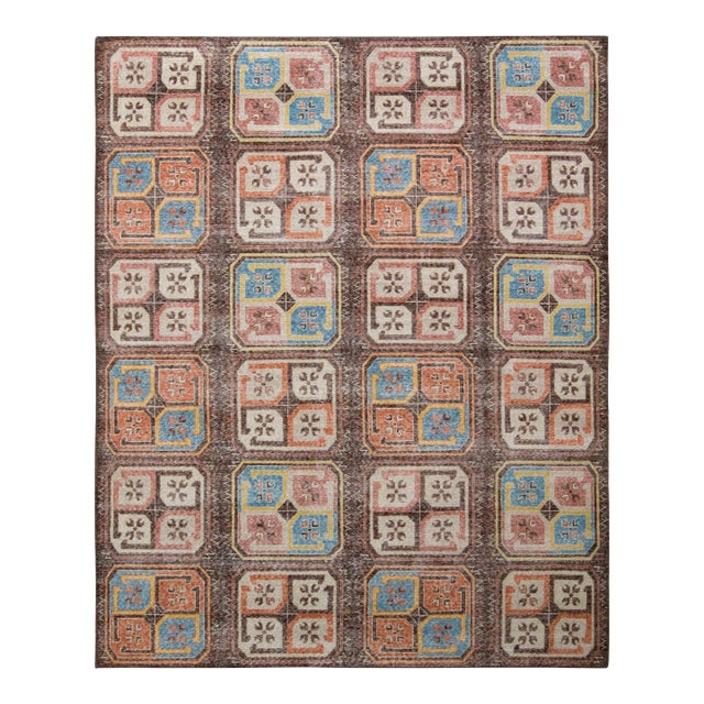 Rug & Kilim’s Oversized Seasons Rug in Brown , 13x19 For Sale