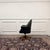 Classic English Chesterfield Desk Chair in Black For Sale - Image 3 of 8