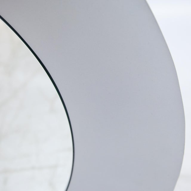 Lorenzo Burchiellaro 1970s Pair of Modernist Mirrors by Lorenzo Burchiellaro For Sale - Image 4 of 5