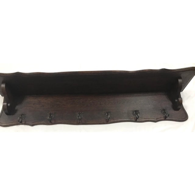 Vintage French Country Pot Coat Rack With Hooks For Sale - Image 10 of 11
