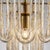 Art Nouveau 1960s Elegant Italian Murano Glass Chandelier, Mid-Century Golden Hand-Blown & Unique Statement Piece For Sale - Image 3 of 6