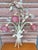 Metal Italian Florentine Metal and Glass Wall Lamp, 1950s For Sale - Image 7 of 9